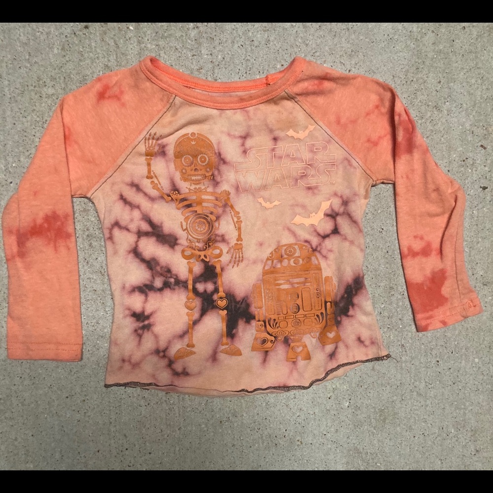 Up-Cycled Star Wars Halloween Baseball Tee